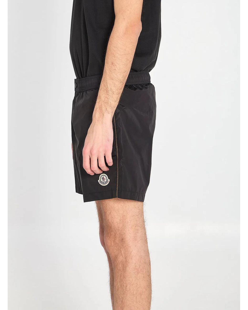Moncler Black Swimwear for men