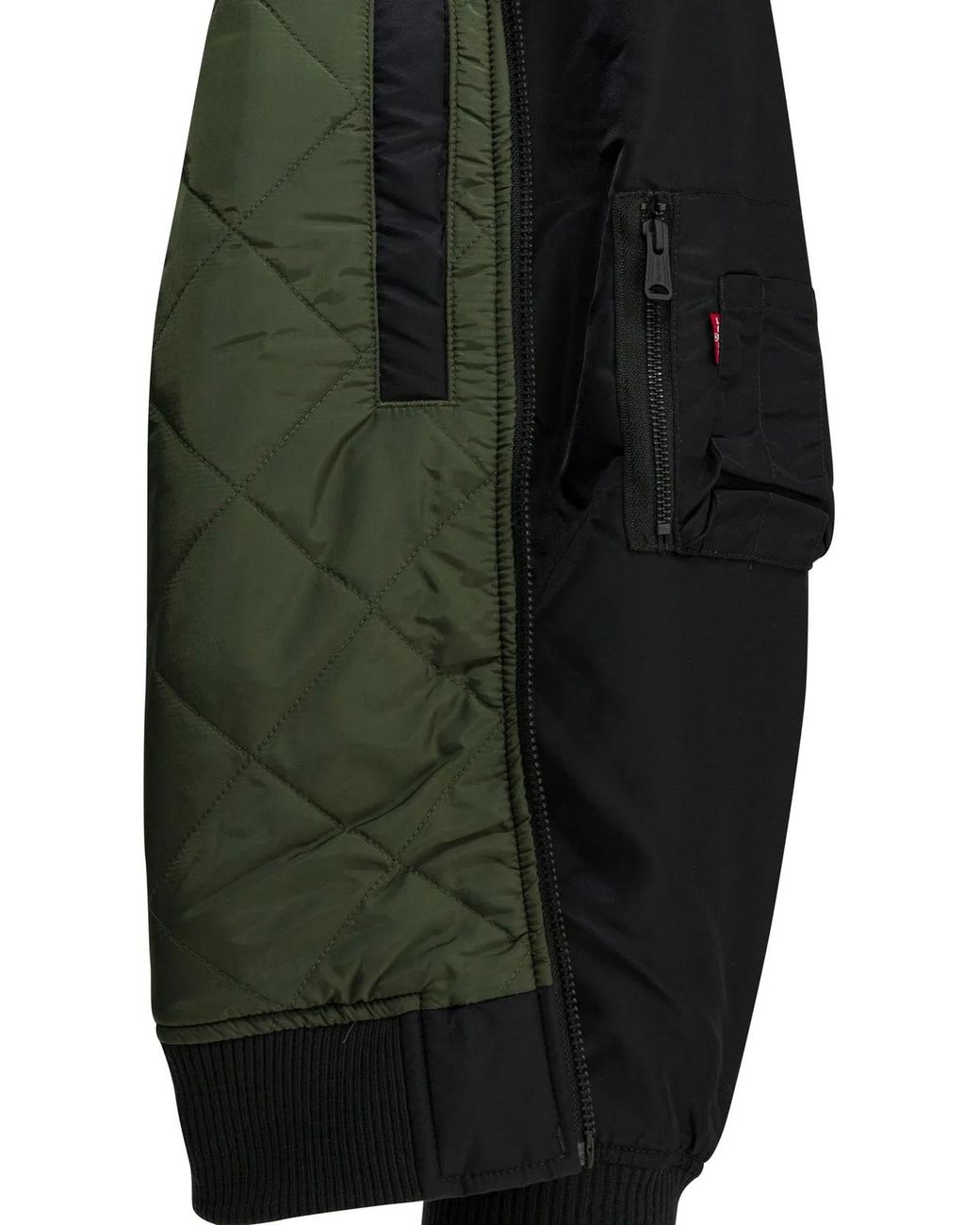 Levi's Black Long-Sleeved Bomber Jacket for men