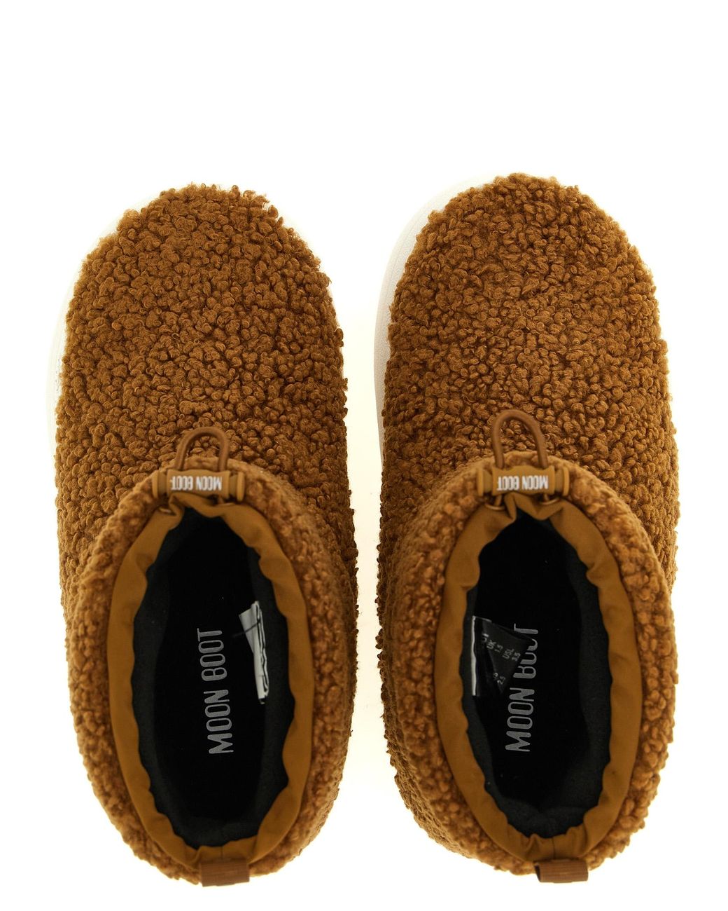 Moon Boot Brown 'Jr Spark Tube Mid Fleece' Ankle Boots