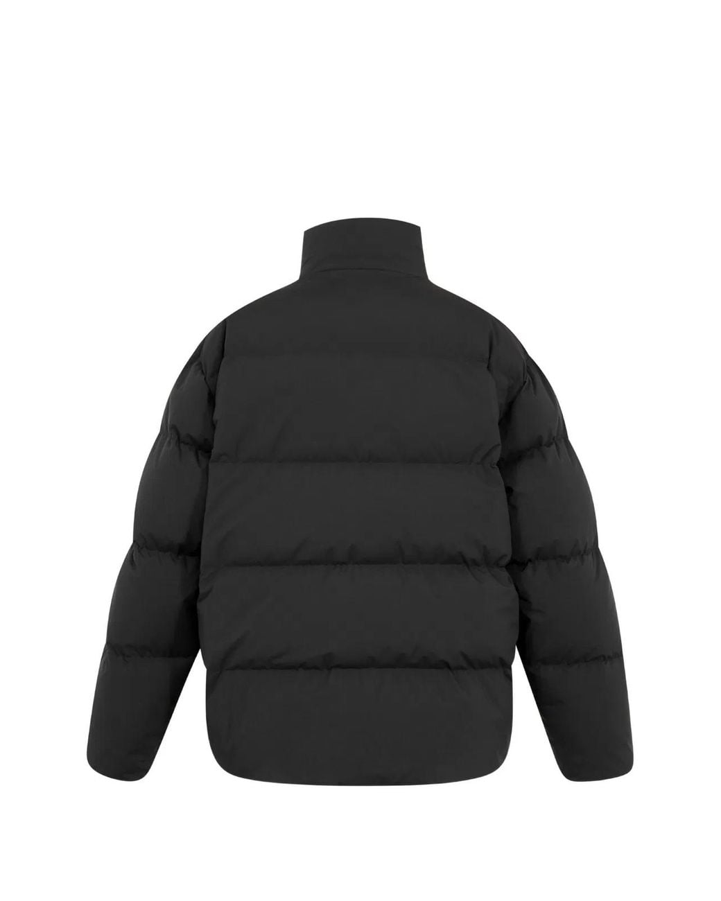 Saint Laurent Black Quilted High-Neck Jacket for men