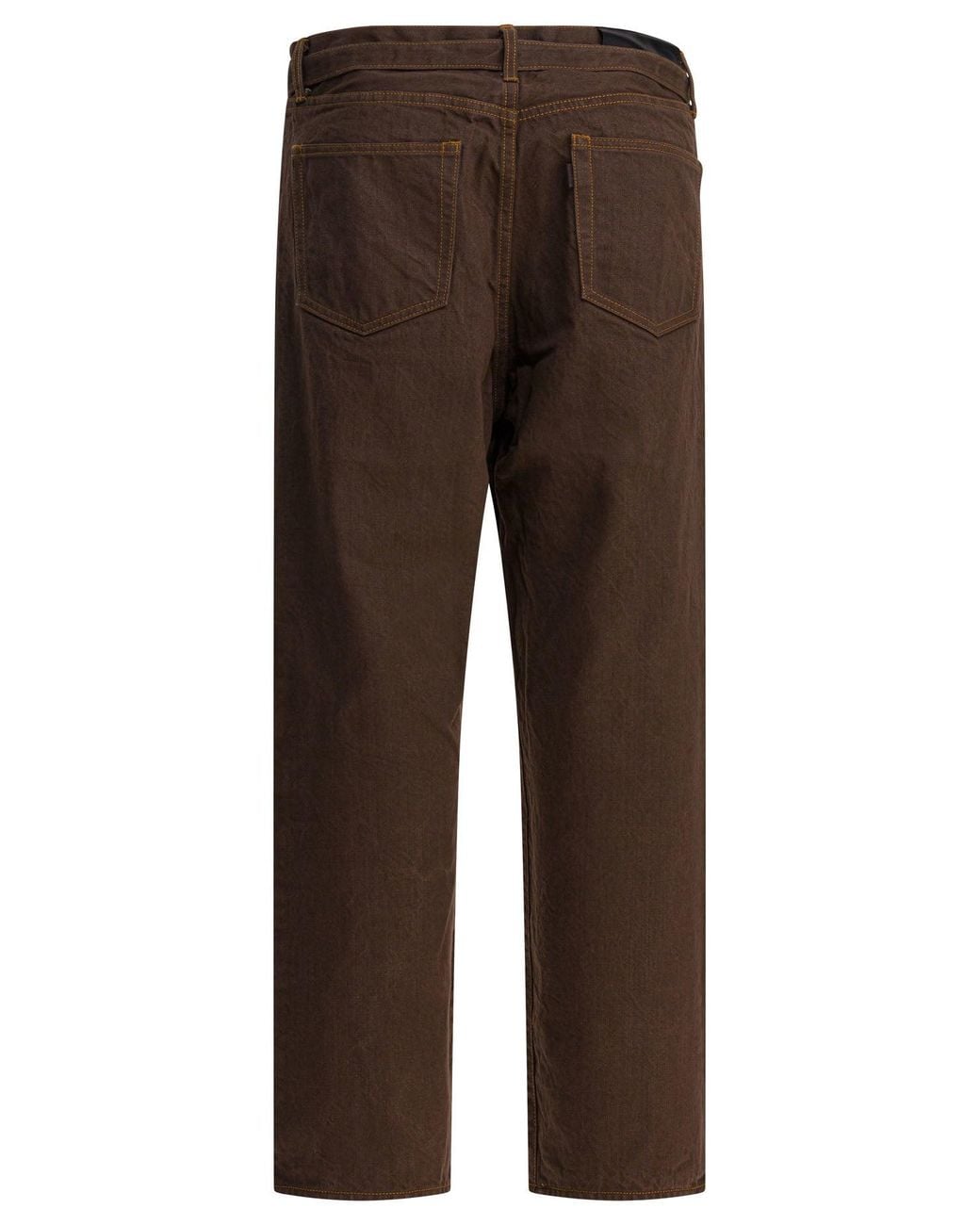 Sacai Brown Relaxed Fit Jeans for men