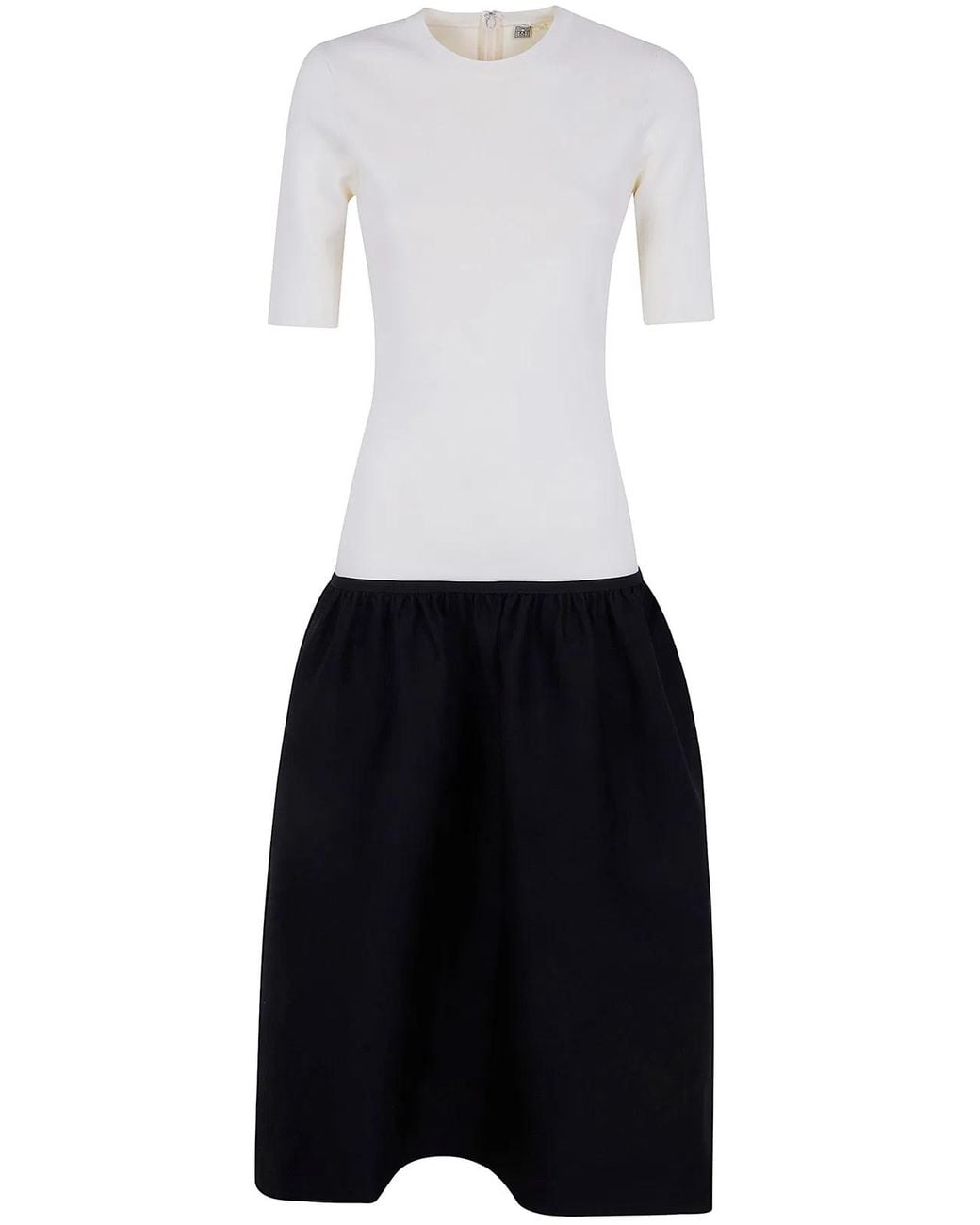 Totême White "Twinflower Tee" Dress