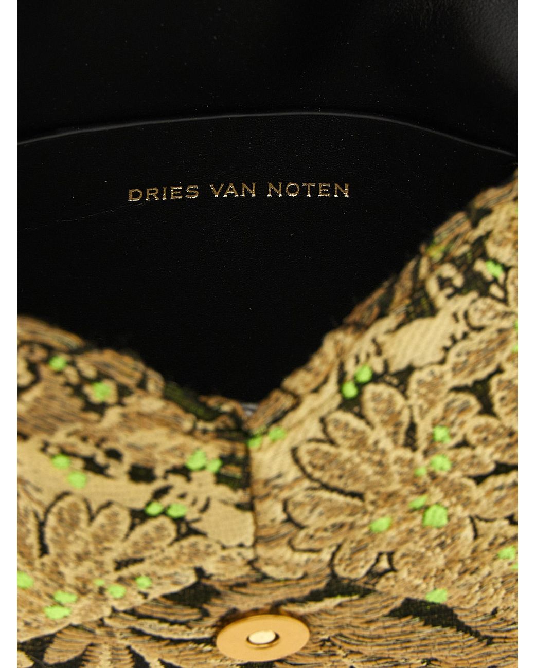 Dries Van Noten Metallic 'Envelope' Clutch