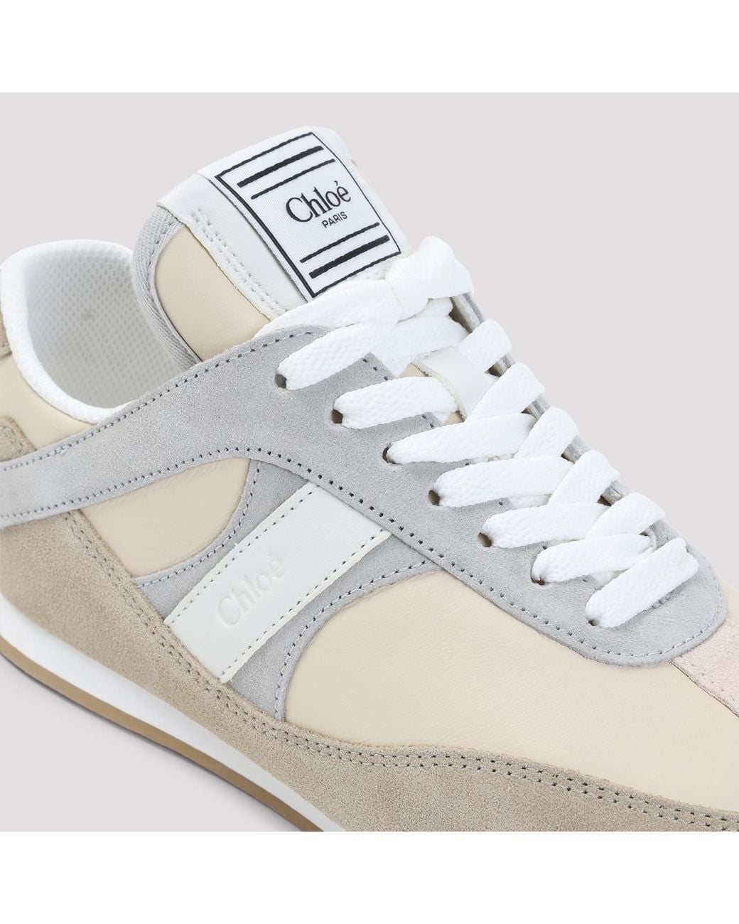 Chloé White Dove Kick Sneakers