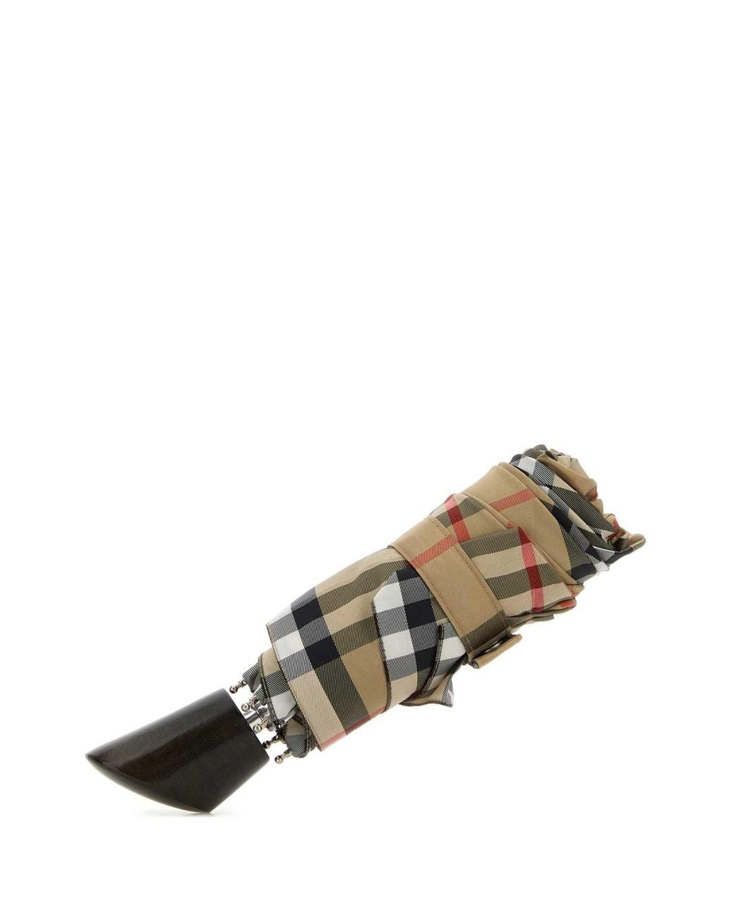 Burberry Multicolor Embroidered Fabric Umbrella