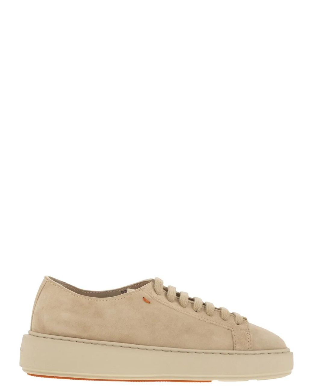 Santoni Brown Suede Sneakers