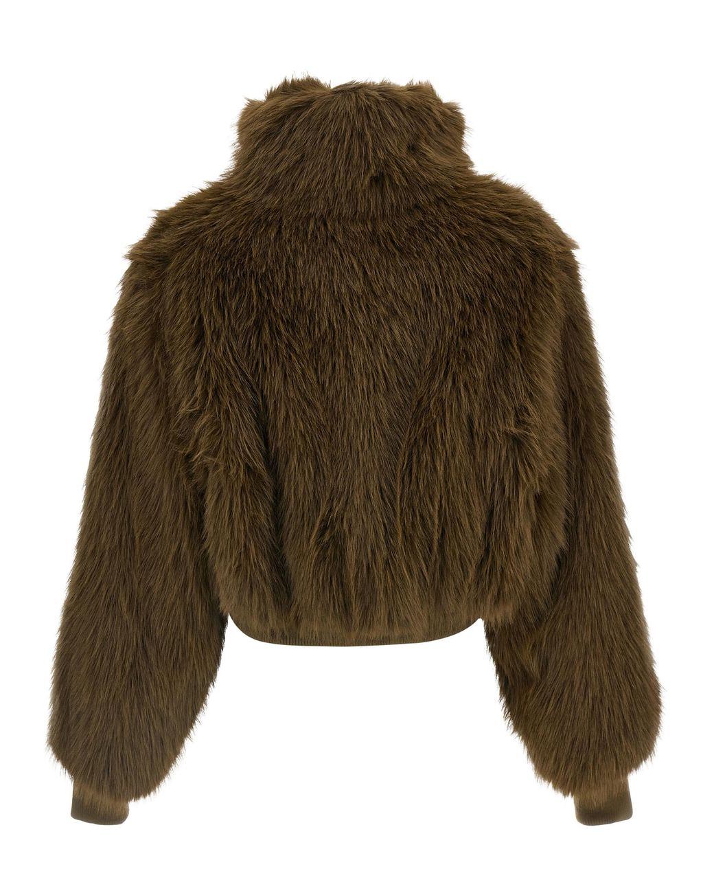 Fabiana Filippi Green Virgin Wool Bomber