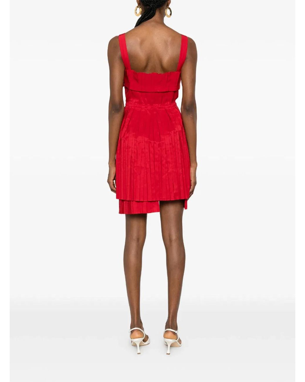 Fendi Pleated Layered Dress