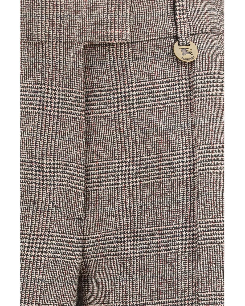 Burberry Gray Tailored Linen And Wool-Blend Pants