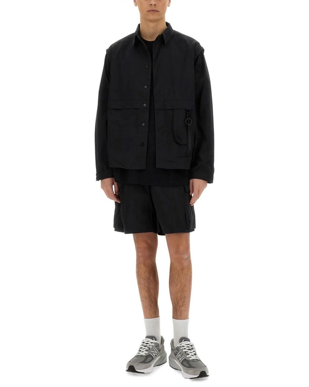 Alpha Industries Black "Utility" Overshirt for men