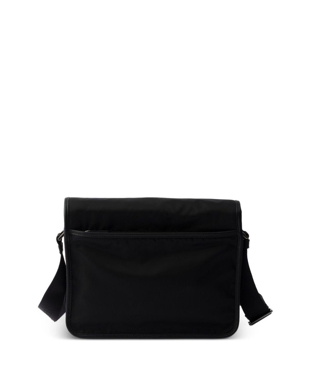 Prada Black Re-Nylon Buckled Shoulder Bag for men