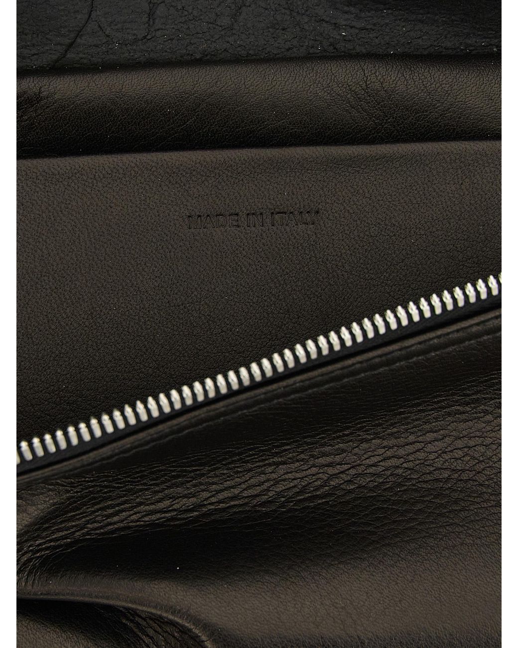 Rick Owens Black 'Geo Bumbag' Fanny Pack