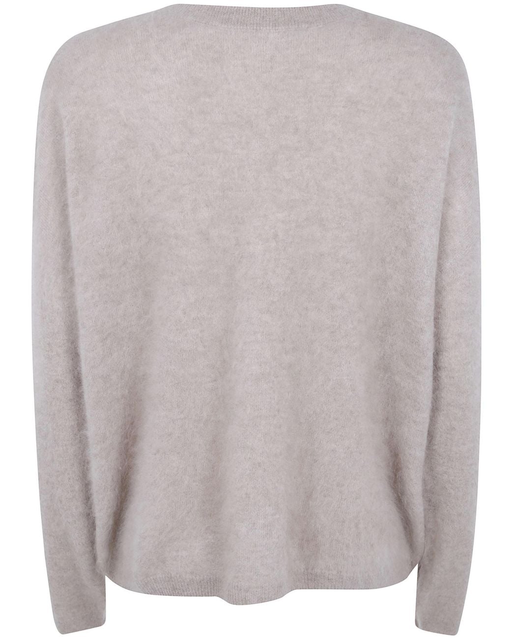 ABSOLUT CASHMERE Gray "Debora" V Neck Sweater