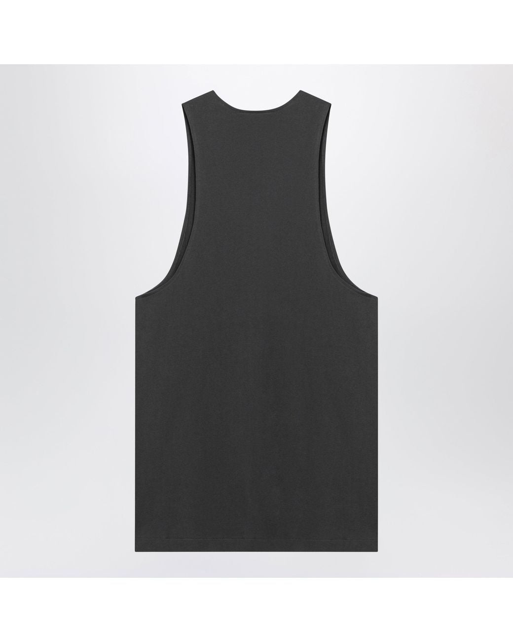 Fear Of God Black Essential Iron Cotton Tank Top for men
