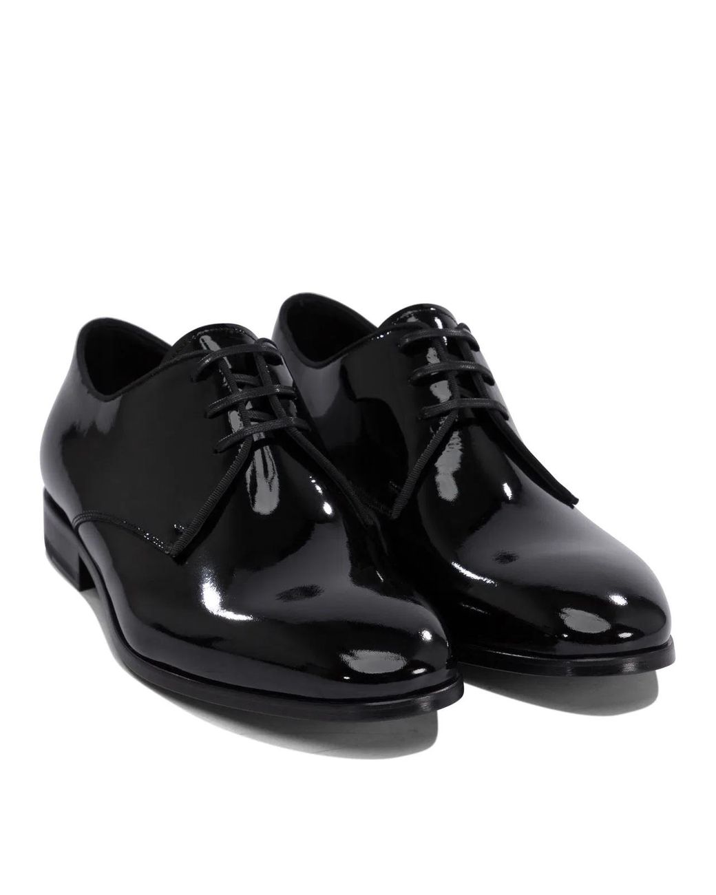 Fabi Black Patent Leather Oxford for men