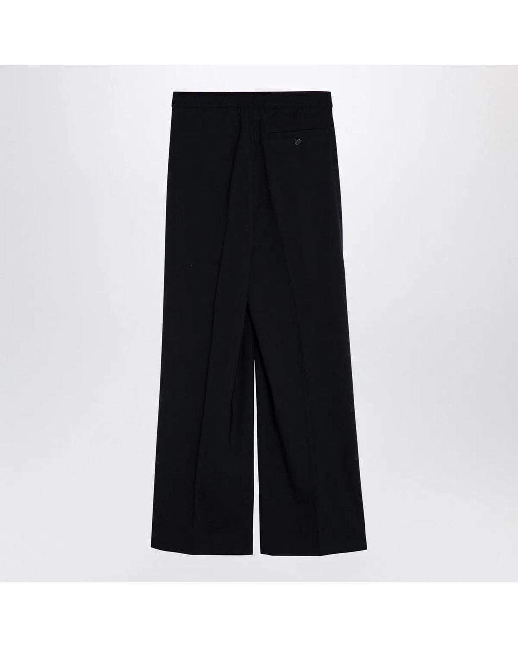 Department 5 Black Wool-Blend Trousers