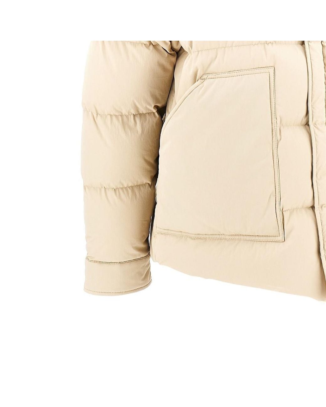 Herno Natural Cotton-Blend Down Jacket for men