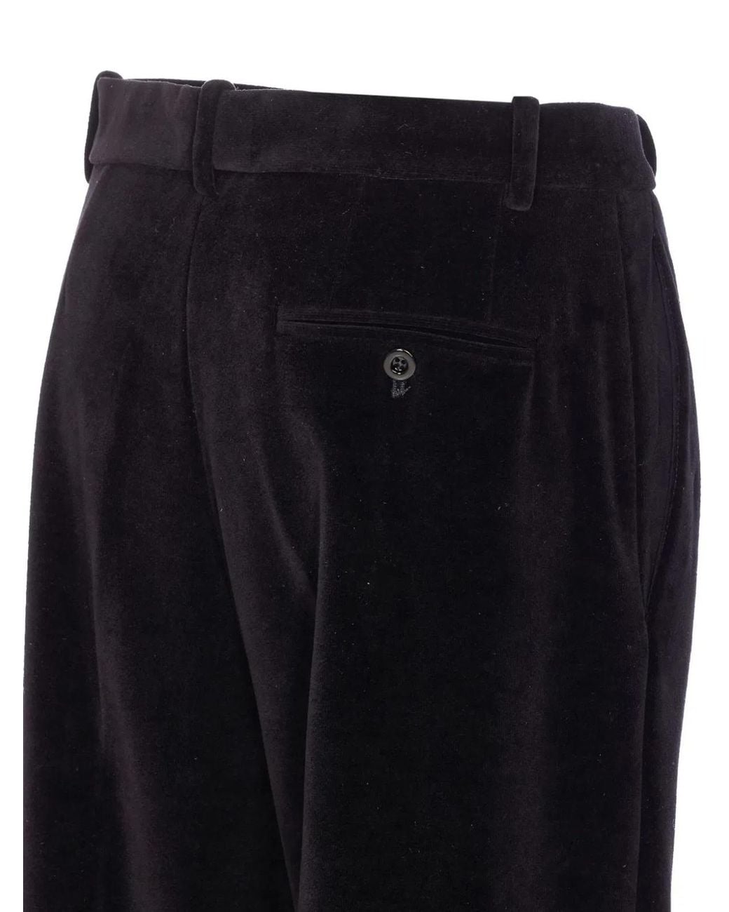 Circolo 1901 Blue Cotton Wide-Leg Trousers