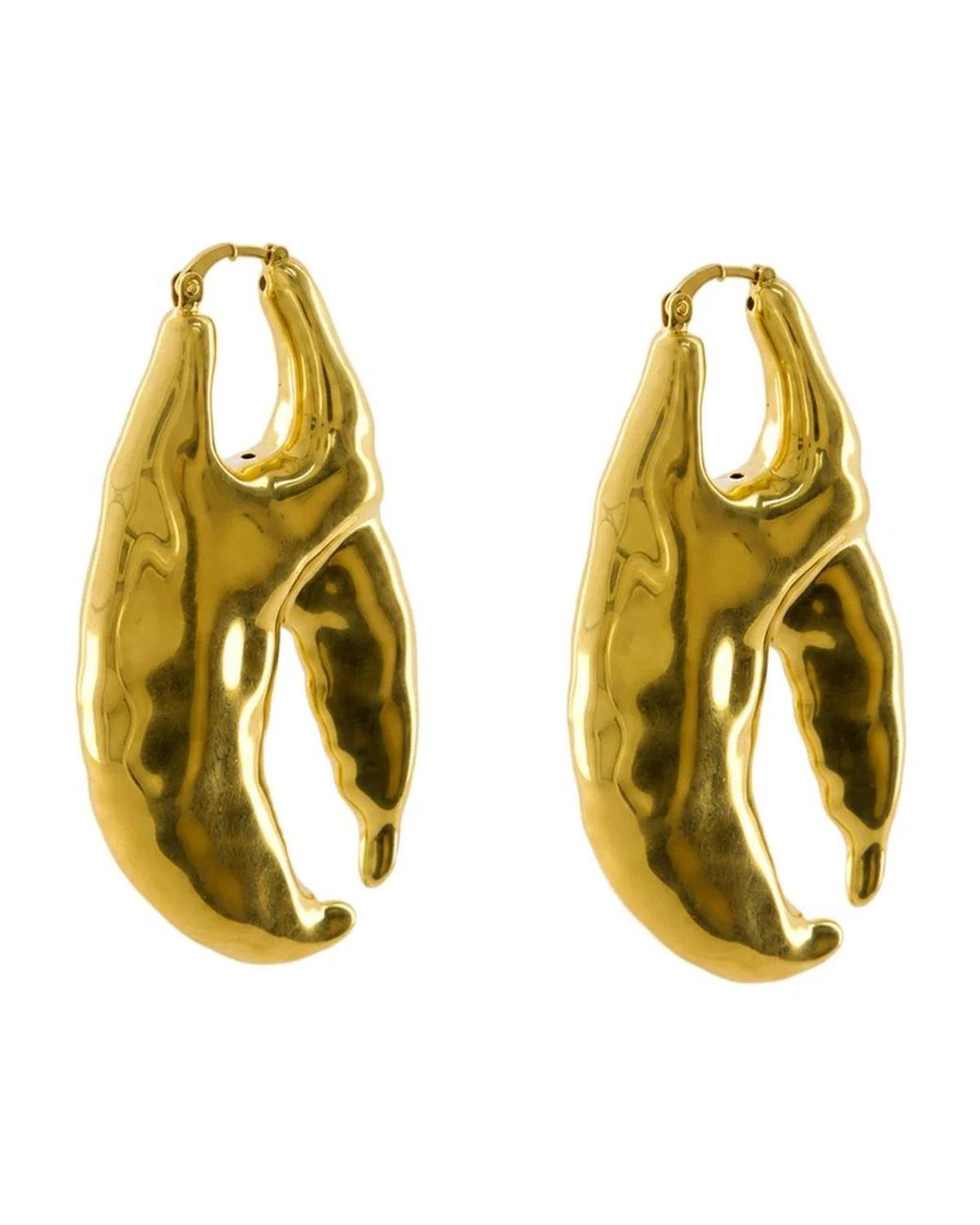 Jacquemus Metallic Les Boucles Homard