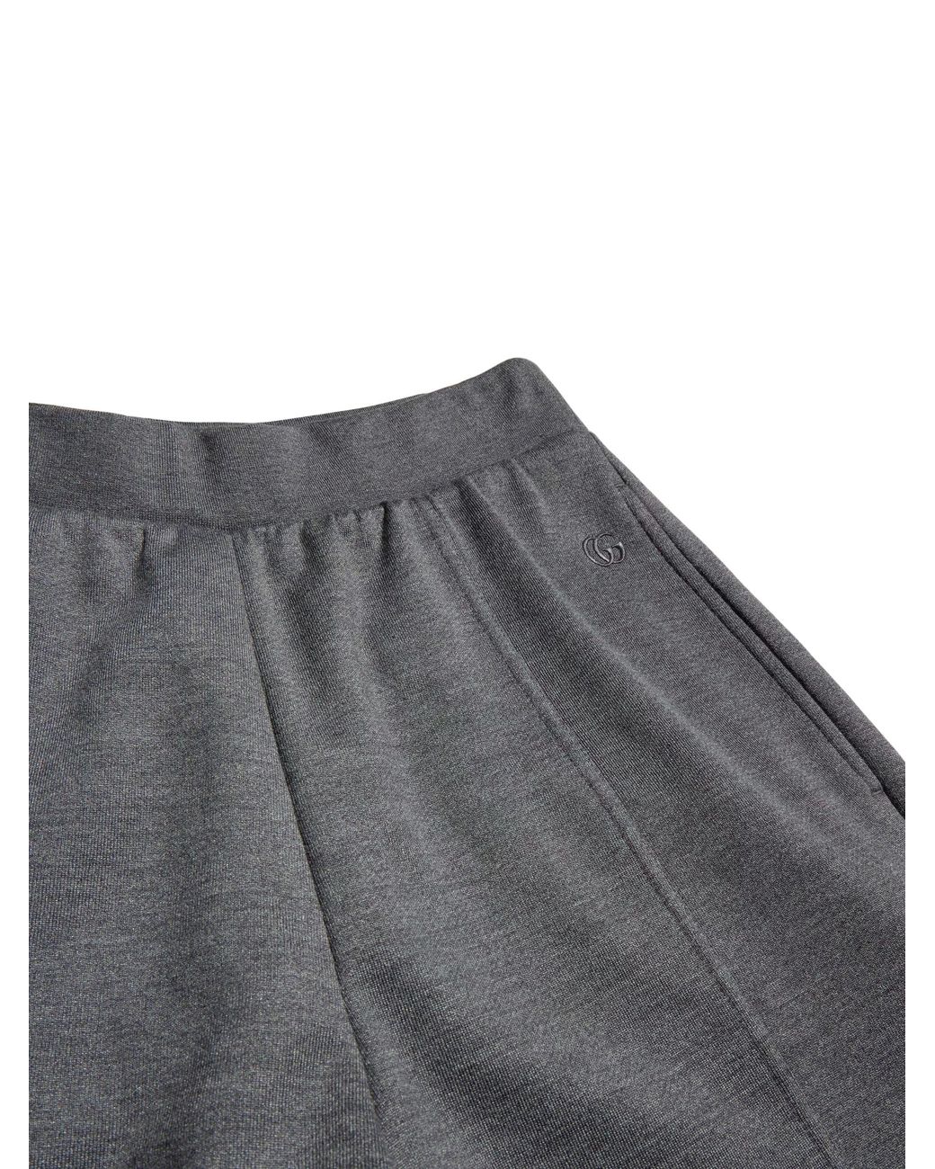 Gucci Gray Silk And Cotton Jersey Leisure Pants