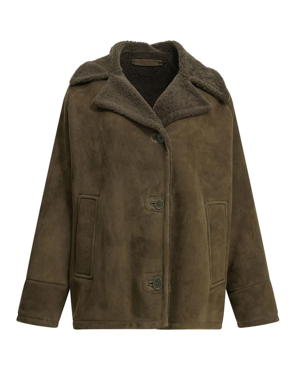 Salvatore Santoro Green Shearling Jacket