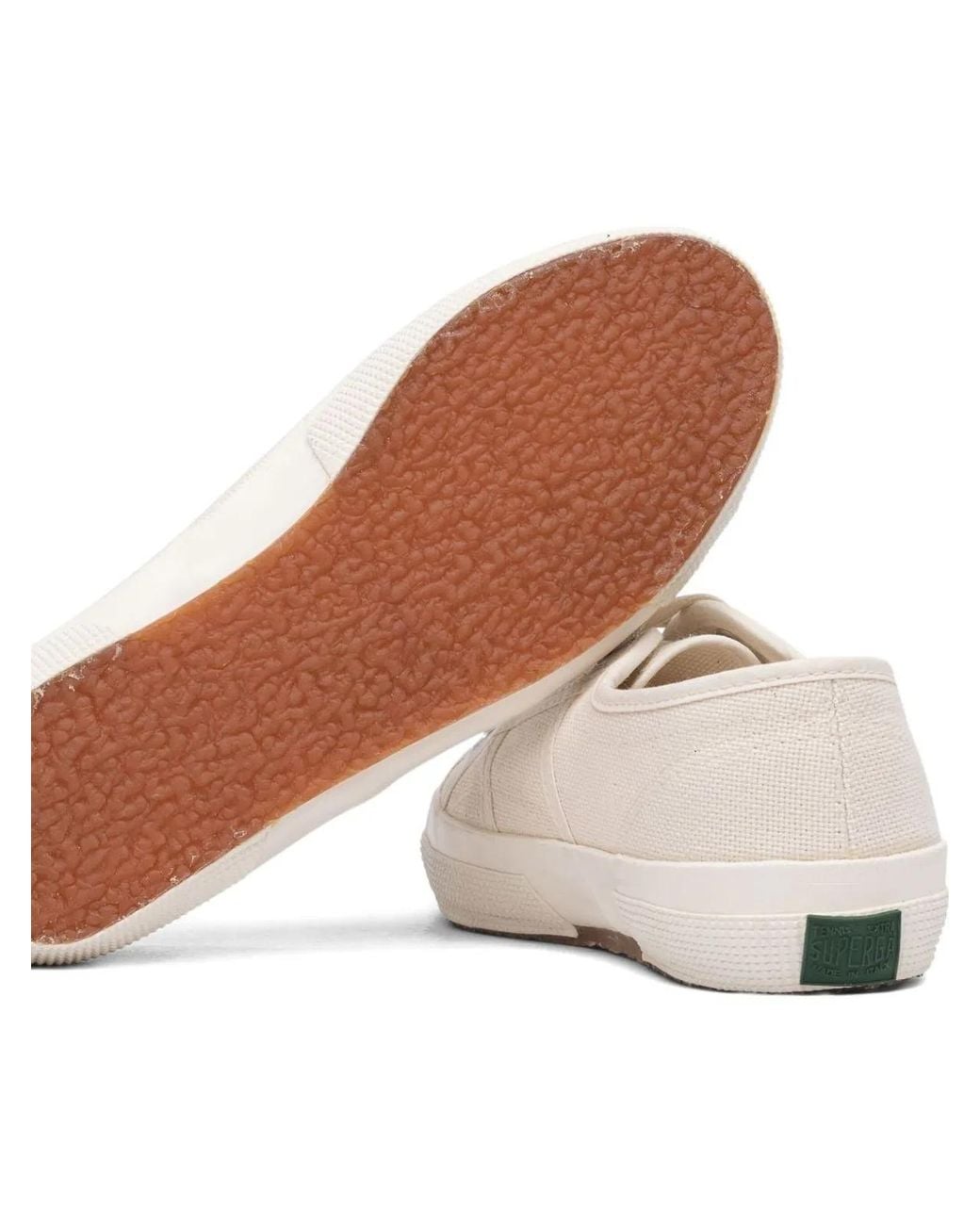 Superga White Cotton Sneakers
