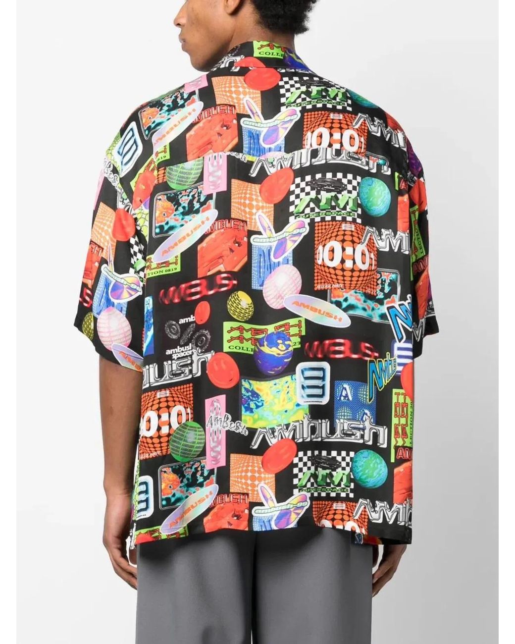 Ambush Multicolor Bowling Shirt Allover for men