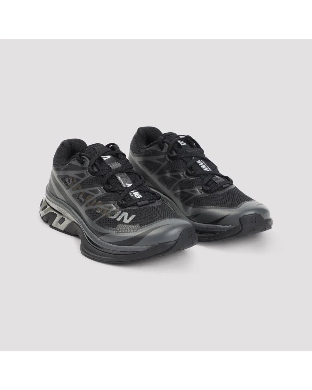 MM6 MAISON MARGIELA X SALOMON Black And Asphalt Xt Polyester Sneakers