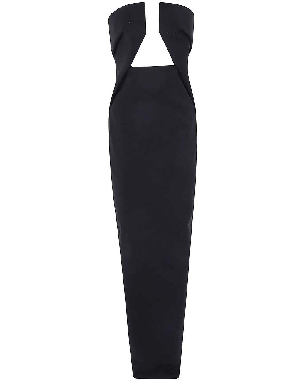 Rick Owens Black "Prong Gown" Dress