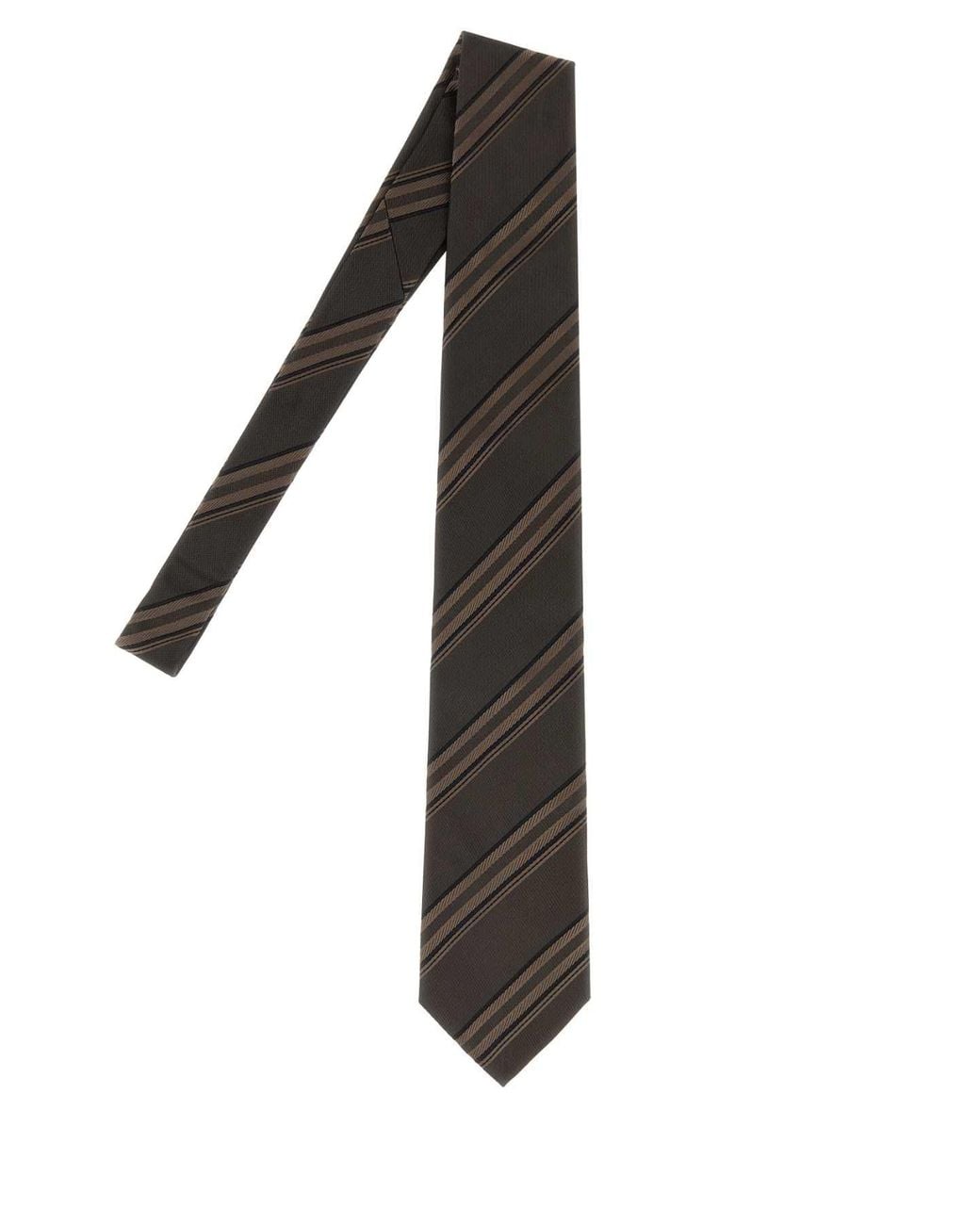 Brunello Cucinelli Brown Cravatta for men