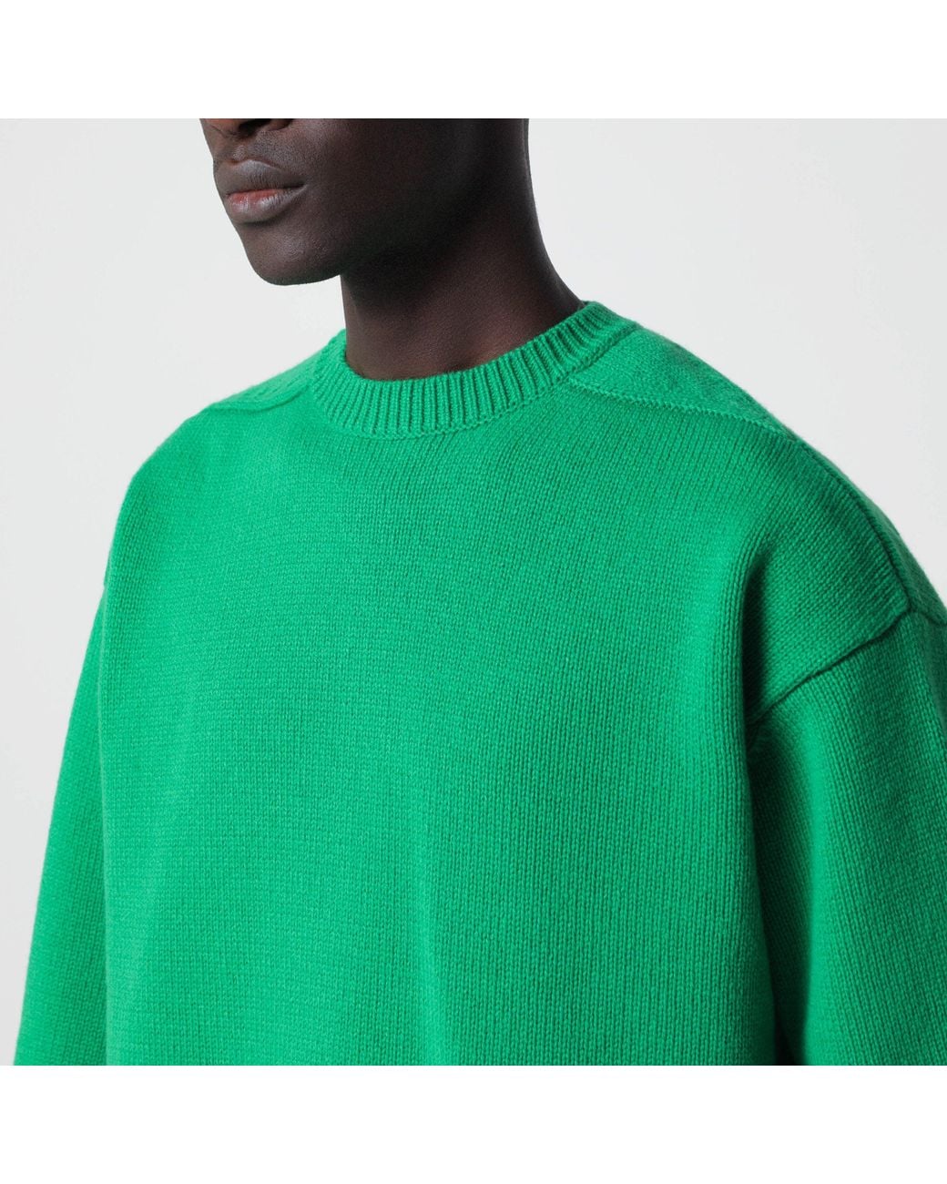 Studio Nicholson Green Hemyl Sweater for men