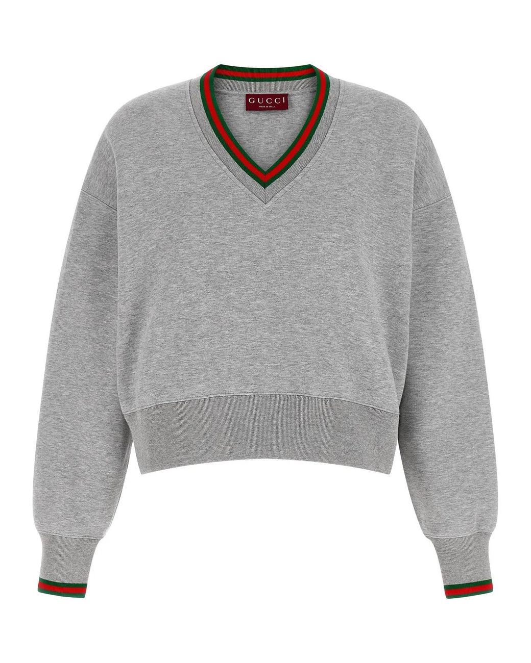 Gucci Gray 'Web' Sweatshirt