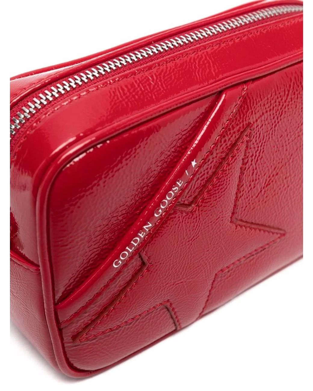 Golden Goose Deluxe Brand Red Mini Star Bag