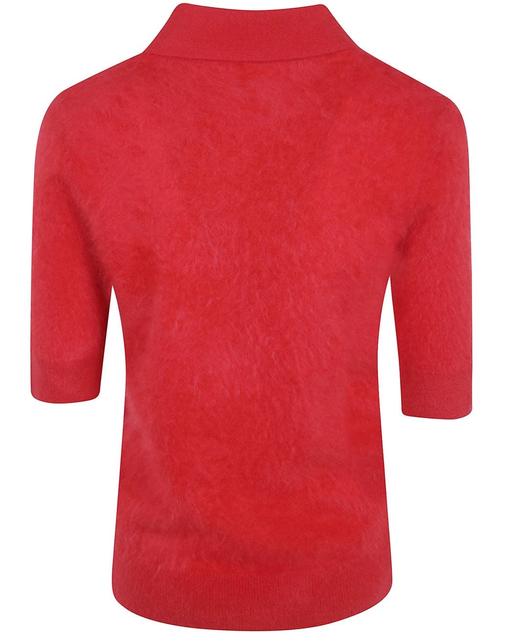 ABSOLUT CASHMERE Red "Margot" Short Sleeves Sweater
