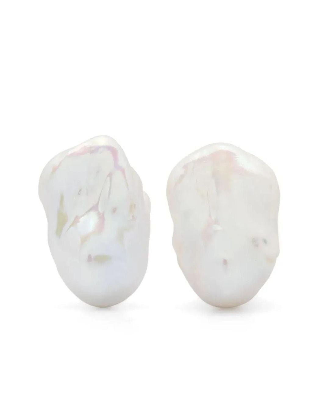 Monies White "Maree" Earclips