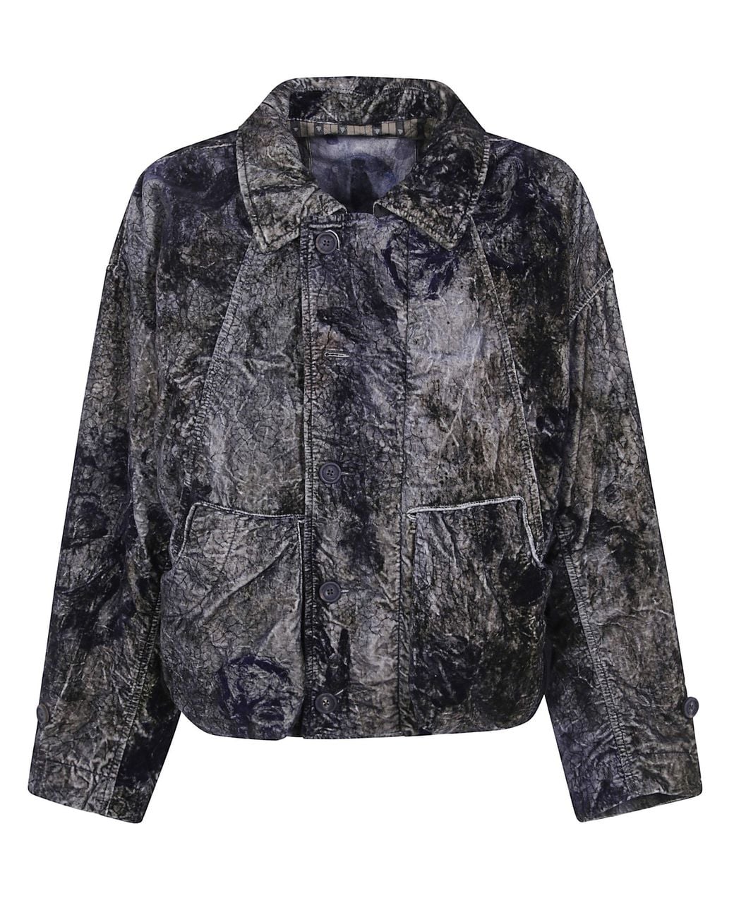 Ziggy Chen Black Velvet Aviator Jacket for men