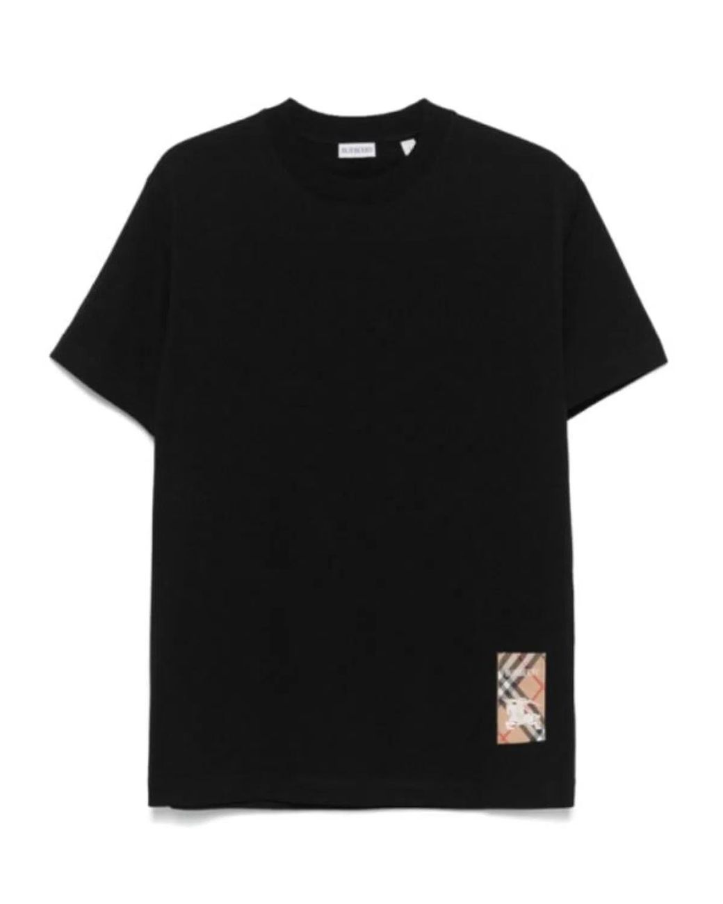 Burberry Black 100% Cotton T-Shirt for men