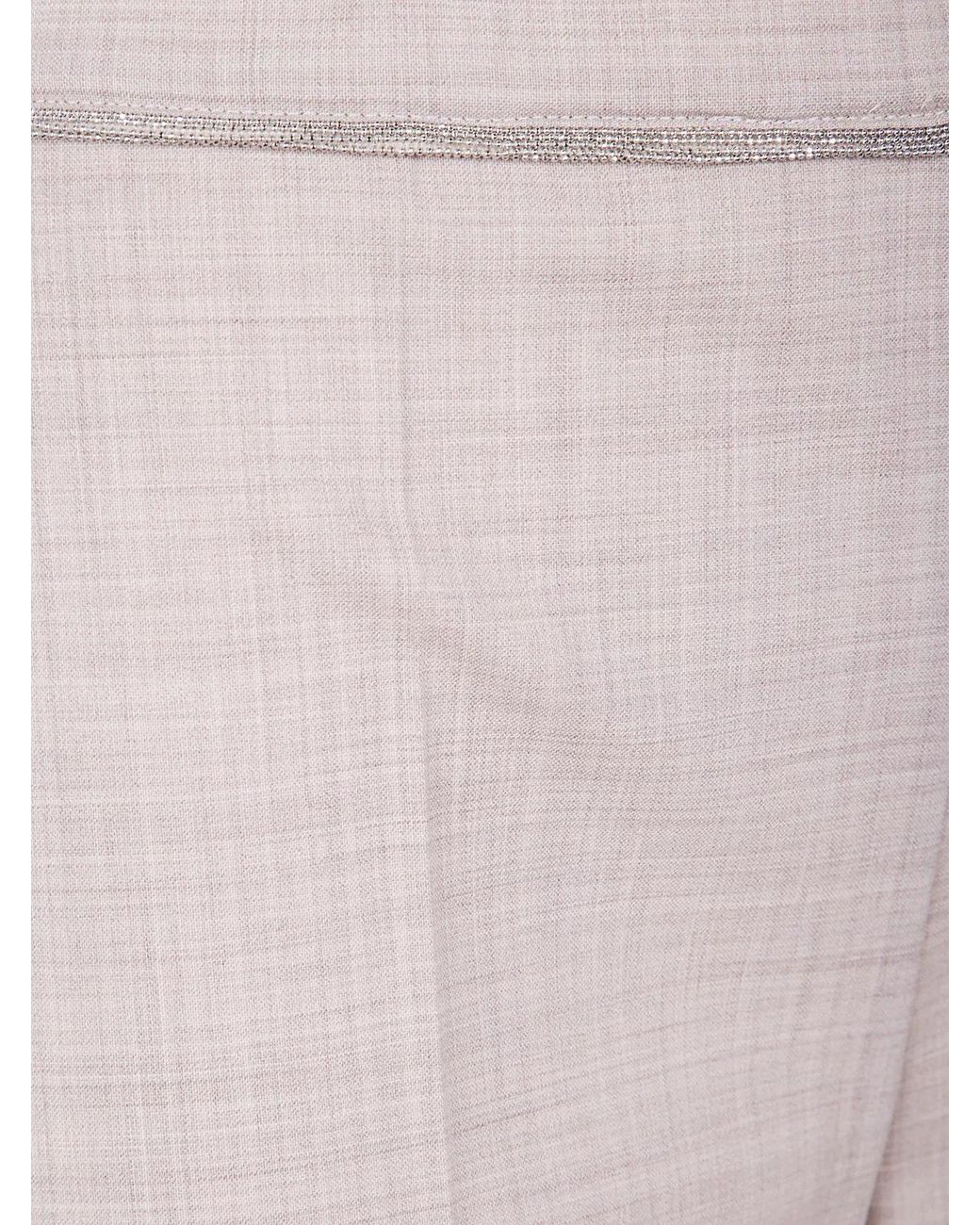 D.exterior Pink Flanel Merinos Short Trousers