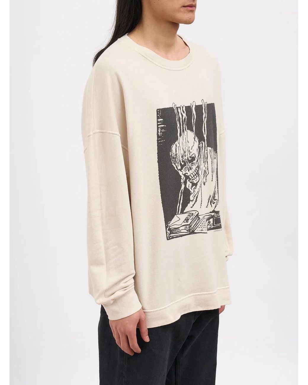 Our Legacy Natural Slack Cotton Sweatshirt for men