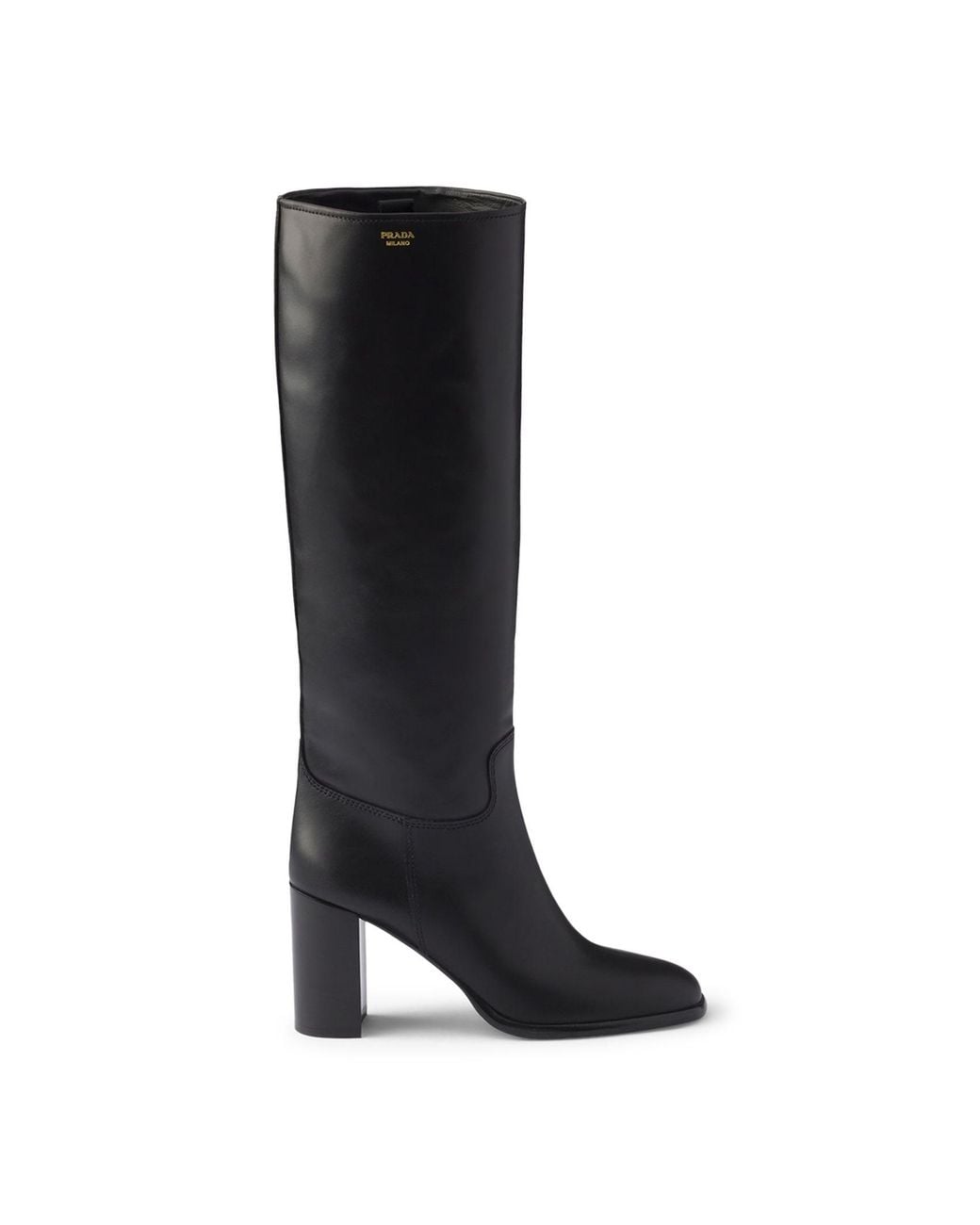 Prada Black Leather Boots