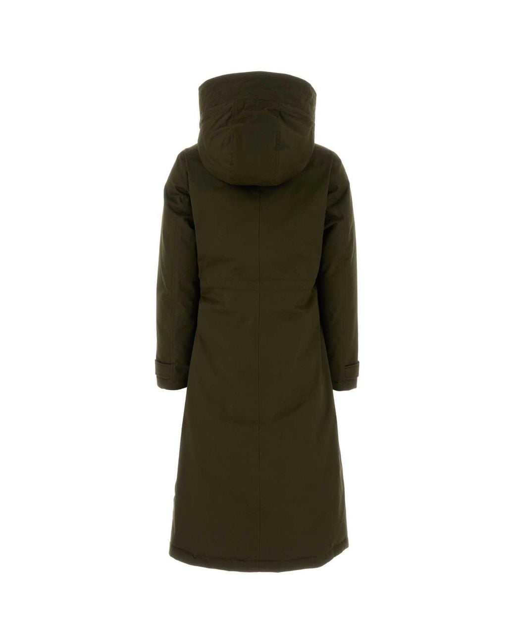 Woolrich Green Parka Faux Fur
