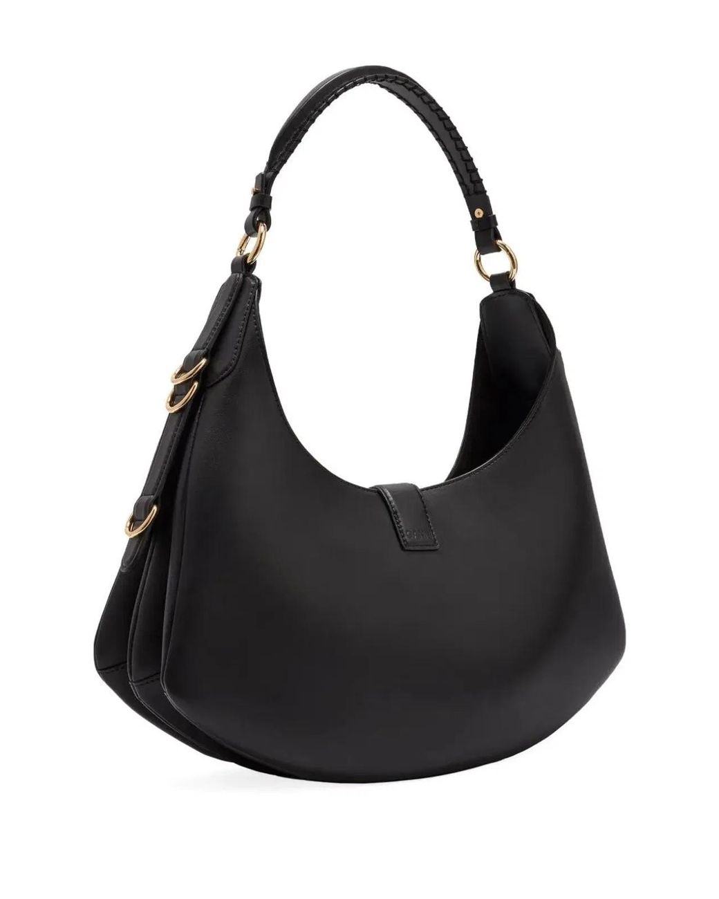 Ganni Black Small Kat Shoulder Bag