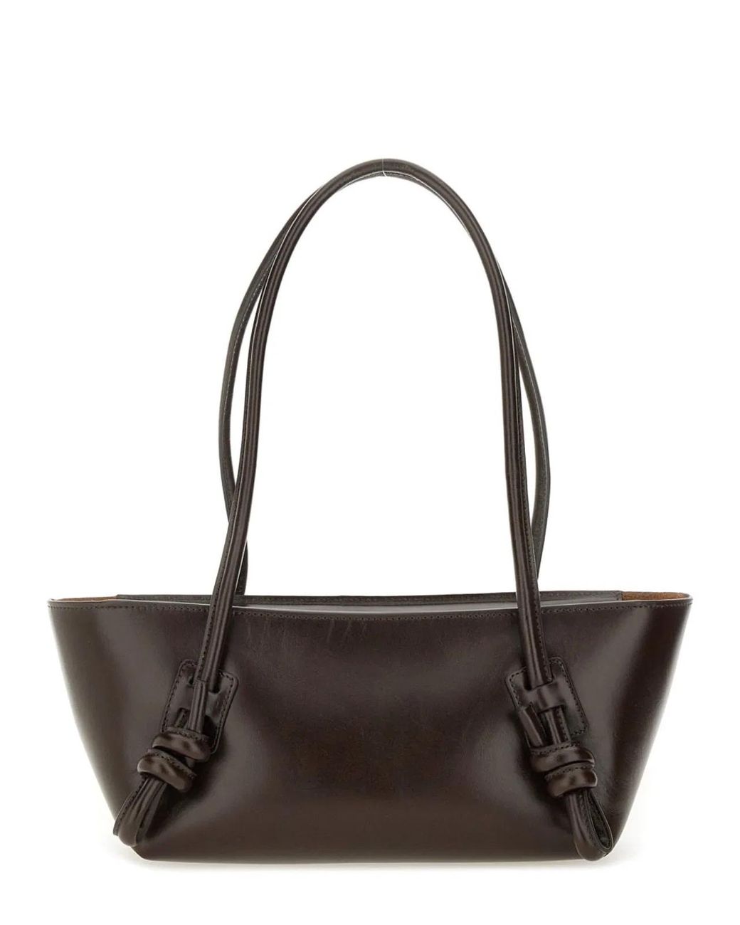 Hereu Black Calf Leather Shoulder Bag