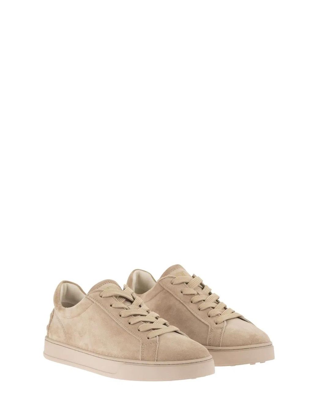 Tod's Brown Suede Leather Trainers