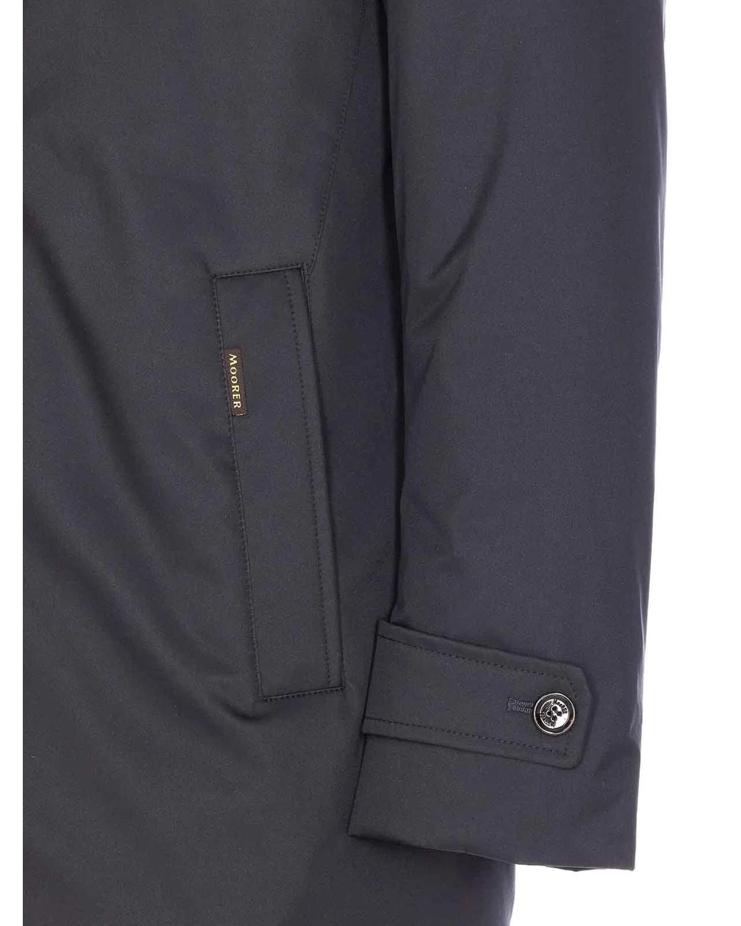 Moorer Blue Dark Reis Down Jacket for men