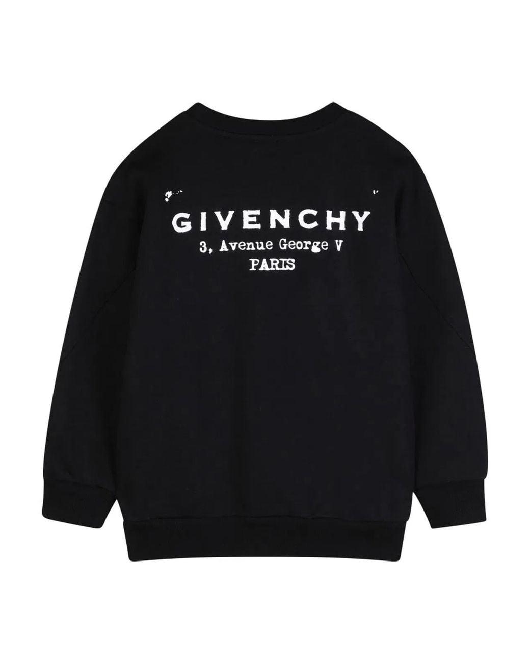 Givenchy Black Felpa Con Logo