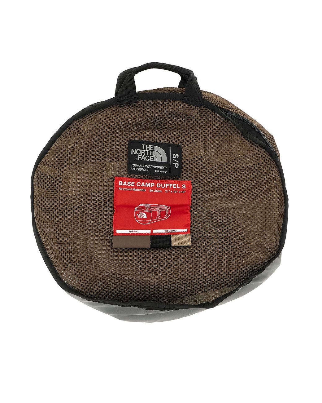The North Face Brown 'Base Camp Duffel S' Duffel Bag for men