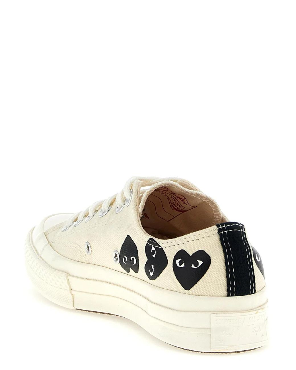 COMME DES GARÇONS PLAY White X Converse Sneakers