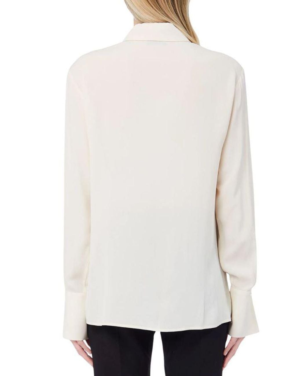 Liu Jo Natural Polyester Elastane Shirt