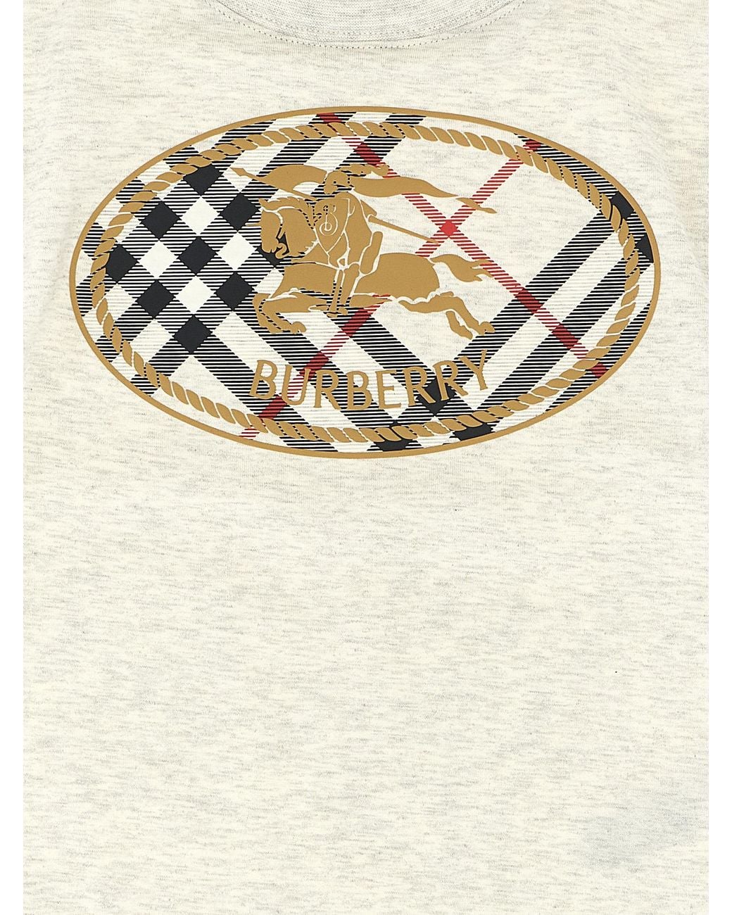 Burberry White 'Cedar' T-Shirt